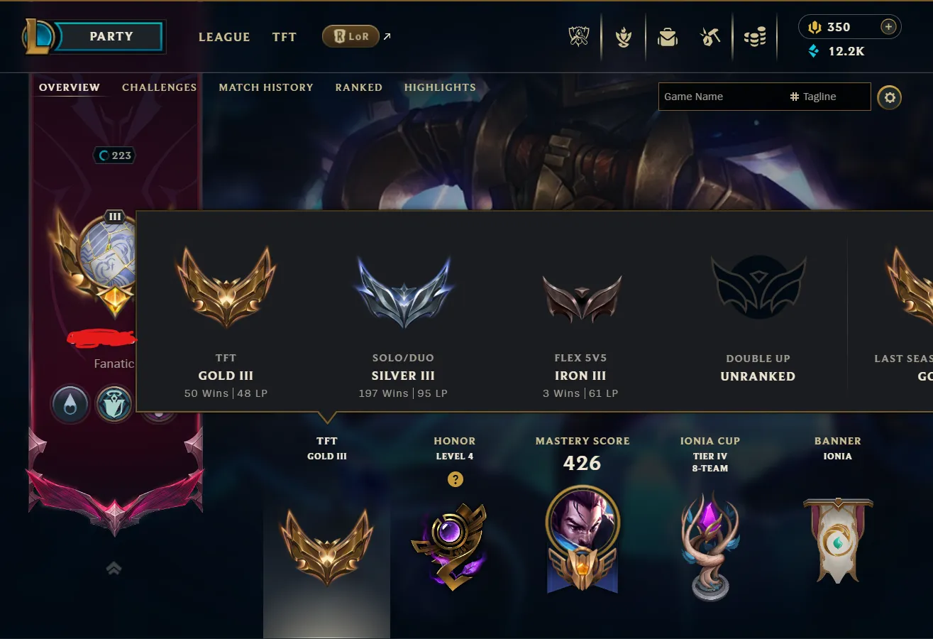 【 EUW 】Silver 3 (95 LP) 🏆 82 Skin / 154 Champions 🌊 28 Chromas ✅ Full Access & Ownership With First Mail 🚚 Instant Delivery
